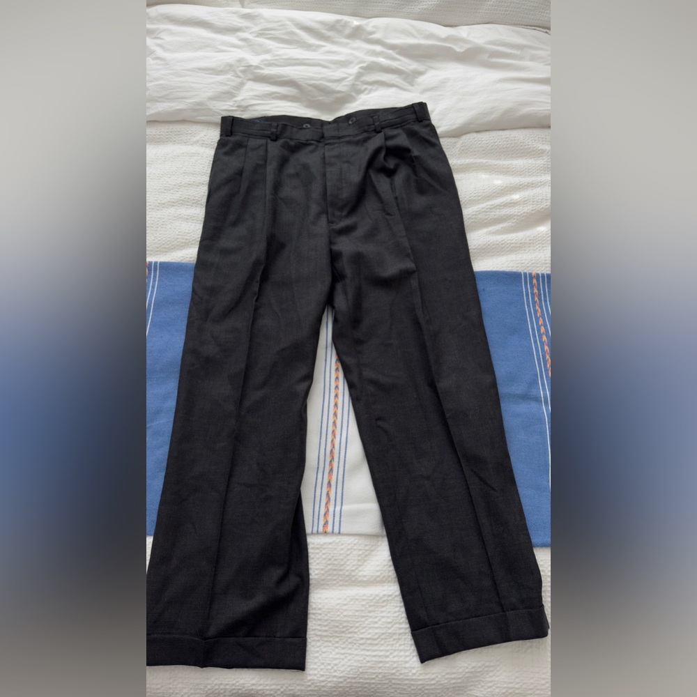 Mens 100% Wool Trousers